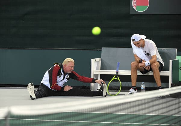Davis Cup Qualifiers 2020 Germany Belarus German Team Boris Becker , Germany