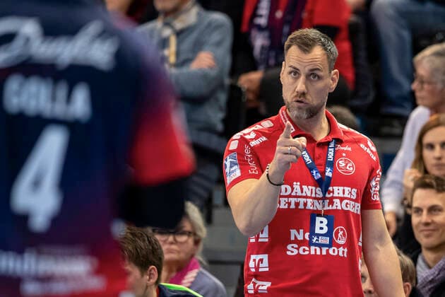 SG Flensburg Handewitt vs MT Melsungen, LIQUI MOLY Handball Bundesliga, 04 03 20 Flensburg Maik Machulla SG Flensburg Handewitt, Coach gesticulates Copyright: xBEAUTIFULxSPORTS MarioxM.xKobergx