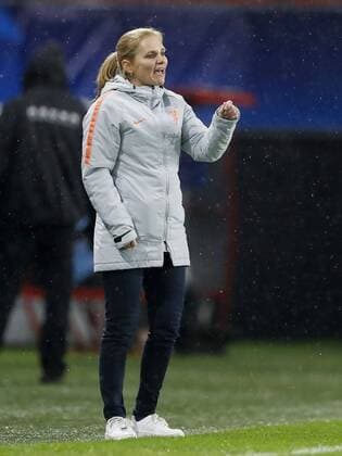 Holland Women coach Sarina Wiegman during the women s International Friendly, Länderspiel, Nationalmannschaft Tournoi de France match between The Netherlands and Brazil at Stade du Hainaut on March 04, 2020 in Valenciennes, France International Friendly 2019 2020 xVIxANPxSportx xMauricexvanxSteenxIVx 407778158