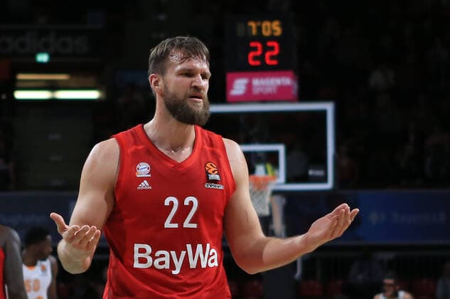 04 03 2020, Euroleague, FC Bayern Basketball vs Baskonia Vitoria, Audi Dome Munich, Basketball, Sport, in the picture Danilo Barthel FC Bayern Basketball