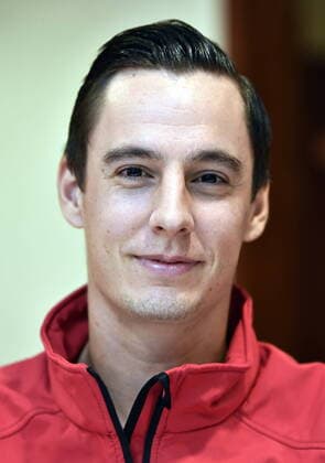 Belgian Joran Vliegen pictured during the draw ahead of the qualifier first round meeting between Belgium and Hungary in the Davis Cup World Group, Thursday 05 March 2020, in Debrecene, Hungary. ERICxLALMAND  x2484661x