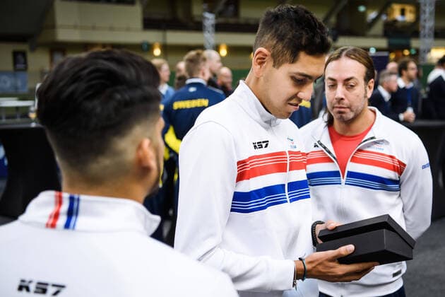 2020305 Alejandro Tabilo of Chile ahead of the draw ceremony on March 5, 2020 in Stockholm,  Copyright: ERIKxSIMANDER BB200305BB367