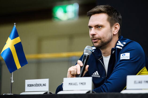 2020305 Captain Robin Soderling of Sweden during the press conference on March 5, 2020 in Stockholm,  Copyright: ERIKxSIMANDER BB200305BB380