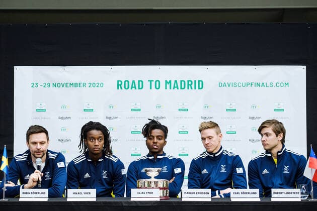 2020305 Team Sweden during the press conference on March 5, 2020 in Stockholm,  Copyright: ERIKxSIMANDER BB200305BB383