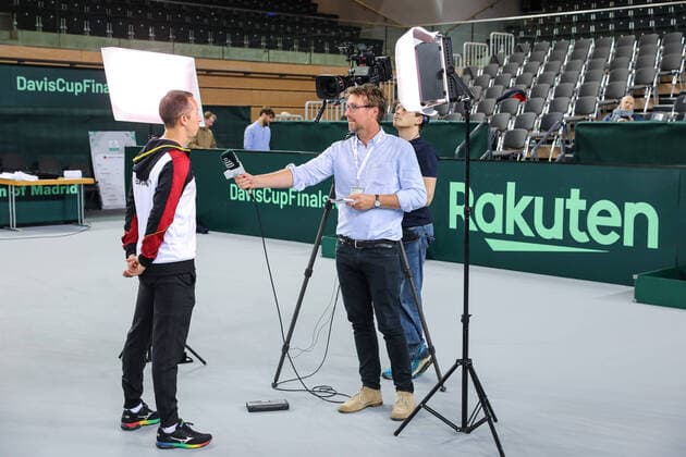 Philipp KOHLSCHREIBER GER , Draw, Davis Cup Qualification 2020 Germany vs Belarus, Düsseldorf, 05 03 2020,