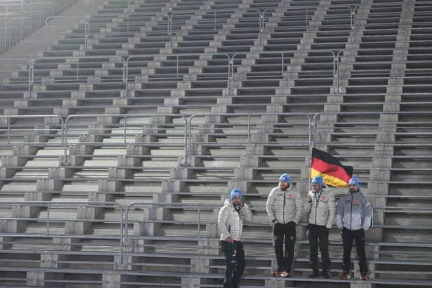 Bilder des Jahres 2020, Sport 03 März Sport Bilder des Tages Members of German team during the women s 7.5km sprint race at the World Biathlon Cup in Nove Mesto na Morave, Czech Republic, March 5, 2020. The World Biathlon Cup will be held in Nove Mesto na Morave, South Moravia, this week without the audience present in connection with the novel coronavirus outbreak. (CTKxPhoto JosefxVostarek) CTKPhotoP202003050939301 _JVO6493