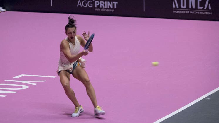 Jaqueline Cristian (ROU) TENNIS : Open 6eme Sens - Palais des sports Lyon - 05 03 2020 SandrineTHESILLAT Panoramic 