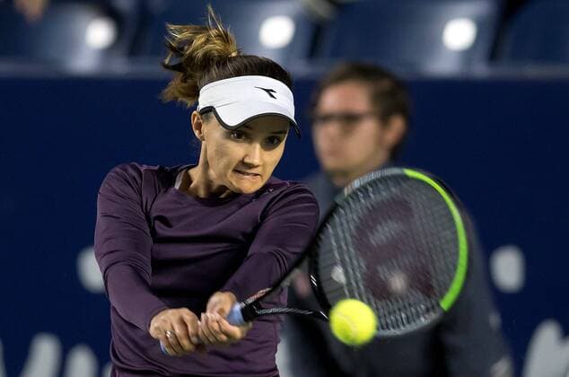 US tennis player Lauren Davis in action against Dutch Arantxa Rus during a game of the Monterrey Open, in Monterrey, Mexico, 5 March 2020. Monterrey Open !ACHTUNG: NUR REDAKTIONELLE NUTZUNG!  Copyright: xMIGUELxSIERRAx AME1528 20200306-637190620363836300
