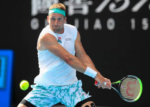 Tennys Sandgren Tennis Australian Open 2020 Grand Slam ATP WTA Melbourne Park Melbourne Victoria Australia 28 January 2020 Copyright: xJuergenxHasenkopfx