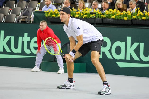 Jan Lennard STRUFF GER , Davis Cup Qualification 2020 Germany vs Belarus, Düsseldorf, 06 03 2020,