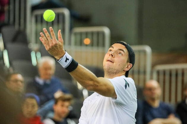 Jan Lennard STRUFF GER , Davis Cup Qualification 2020 Germany vs Belarus, Düsseldorf, 06 03 2020,