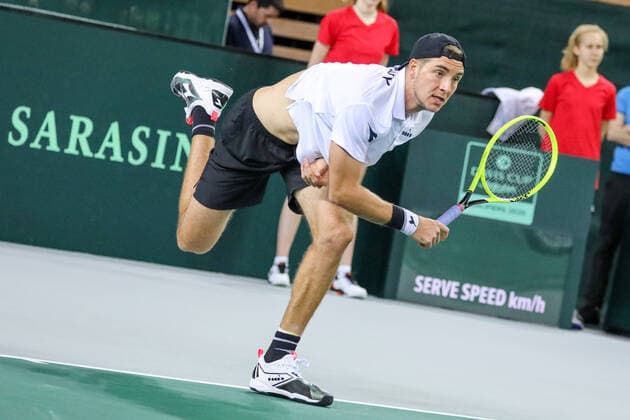 Jan Lennard STRUFF GER , Davis Cup Qualification 2020 Germany vs Belarus, Düsseldorf, 06 03 2020,