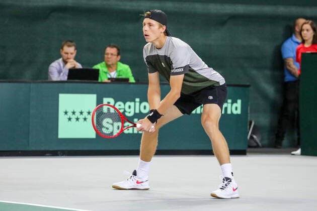 Ilya IVASHKA BLR , Davis Cup Qualification 2020 Germany vs Belarus, Düsseldorf, 06 03 2020,