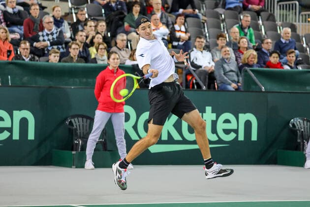 Jan Lennard STRUFF GER , Davis Cup Qualification 2020 Germany vs Belarus, Düsseldorf, 06 03 2020,