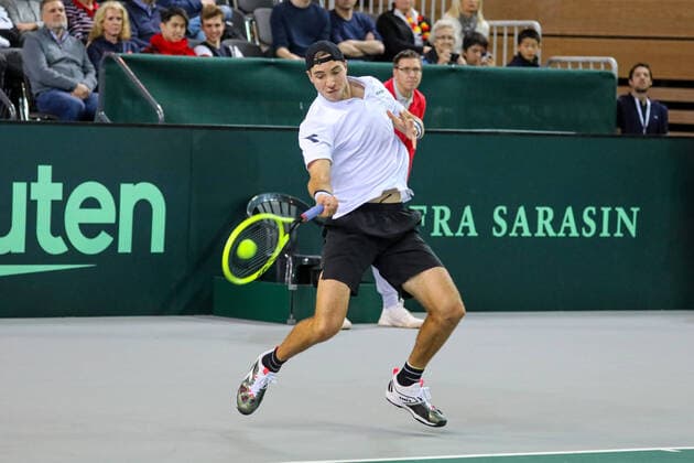 Jan Lennard STRUFF GER , Davis Cup Qualification 2020 Germany vs Belarus, Düsseldorf, 06 03 2020,