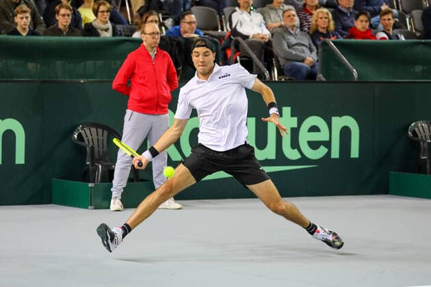 Jan Lennard STRUFF GER , Davis Cup Qualification 2020 Germany vs Belarus, Düsseldorf, 06 03 2020,