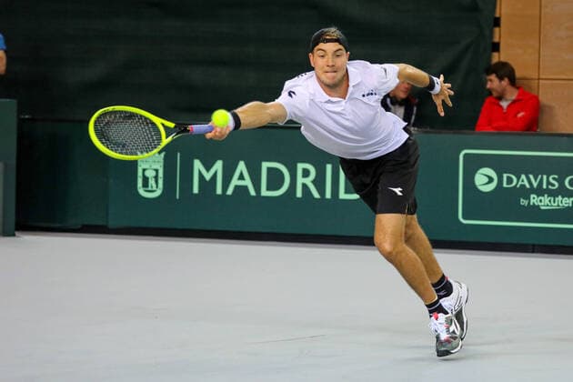 Jan Lennard STRUFF GER , Davis Cup Qualification 2020 Germany vs Belarus, Düsseldorf, 06 03 2020,