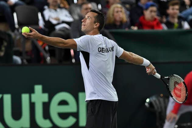 06 03 2020, GER, Davis Cup, Germany vs. Belarus 06 03 2020, GER, Davis Cup, Germany vs. Belarus , CASTELLO , Duesseldorf, picture shows Philipp Kohlschreiber GER nordphoto Mauelshagen nph00321