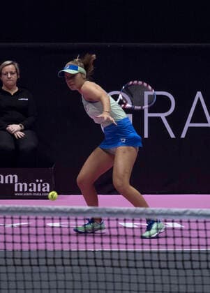 Sofia KENIN (USA) TENNIS : Open 6eme Sens - Palais des sports Lyon - 06 03 2020 SandrineTHESILLAT Panoramic 
