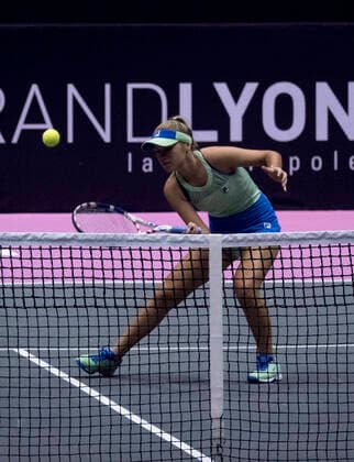 Sofia KENIN (USA) TENNIS : Open 6eme Sens - Palais des sports Lyon - 06 03 2020 SandrineTHESILLAT Panoramic 