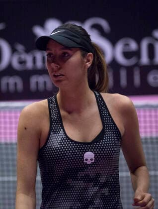 Oceane DODIN (FRA) TENNIS : Open 6eme Sens - Palais des sports Lyon - 06 03 2020 SandrineTHESILLAT Panoramic 