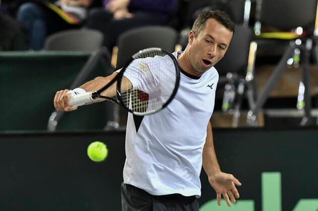 06 03 2020, GER, Davis Cup, Germany vs. Belarus 06 03 2020, GER, Davis Cup, Germany vs. Belarus , CASTELLO , Duesseldorf, picture shows Philipp Kohlschreiber GER nordphoto Mauelshagen nph00321