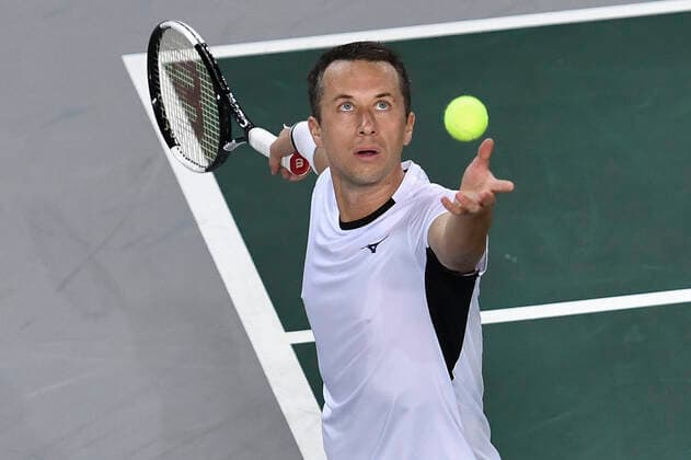 06 03 2020, GER, Davis Cup, Germany vs. Belarus 06 03 2020, GER, Davis Cup, Germany vs. Belarus , CASTELLO , Duesseldorf, picture shows Philipp Kohlschreiber GER nordphoto Mauelshagen nph00321
