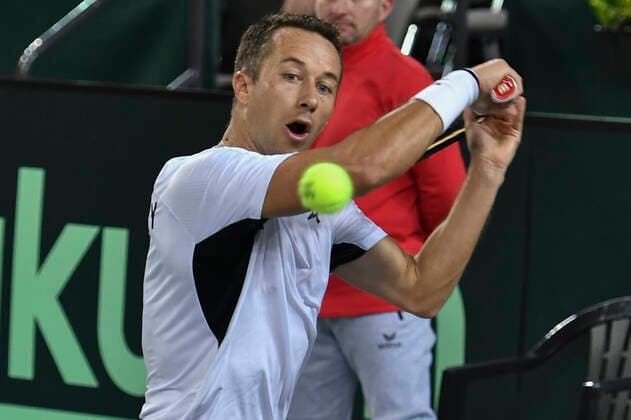 06 03 2020, GER, Davis Cup, Germany vs. Belarus 06 03 2020, GER, Davis Cup, Germany vs. Belarus , CASTELLO , Duesseldorf, picture shows Philipp Kohlschreiber GER nordphoto Mauelshagen nph00321