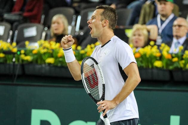 Philipp KOHLSCHREIBER GER , Davis Cup Qualification 2020 Germany vs Belarus, Düsseldorf, 06 03 2020,