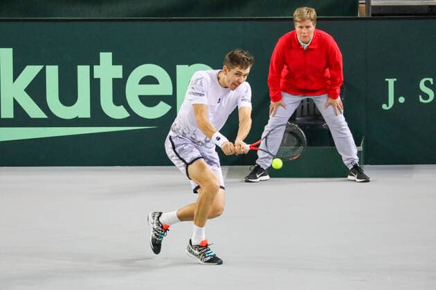Egor GERASIMOV BLR , Davis Cup Qualification 2020 Germany vs Belarus, Düsseldorf, 06 03 2020,