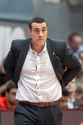 Germany, Wuerzburg, s Oliver Arena, 06 03 2020, emspor, emonline, despor, deonline, s Oliver Wuerzburg vs Brose Bamberg, Basketball, BBL Picture v l Head Coach Roel Moors Brose Bamberg Copyright: HMBxMedia xHeikoxBecker