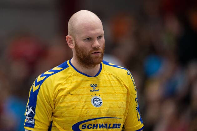 Lübbecke, Germany 06 03 2020 2 Handball Bundesliga 2019 2020 TuS N Lübbecke vs VfL Gummersbach Alexander Becker Gummersbach Lübbecke North Rhine-Westphalia Germany Merkur Arena