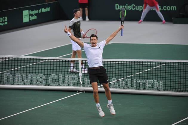 Davis Cup Qualifiers 2020 Germany Belarus Day2 Match3 Kevin Krawietz , GER Andreas Mies , GER