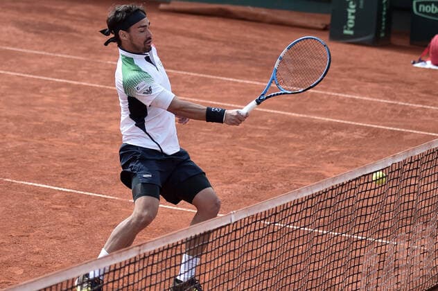 Photo LaPresse Tocco Alessandro March 7, 2020 Cagliari - Italy Tennis Davis Cup - Italy vs South Korea Simone Bolelli Fabio Fognini(ITA) c. Ji Sung Nam Min-Kyu Song (KOR) In The pic Fabio Fognini(ITA)  Copyright: xToccoxAlessandrox LaPressex