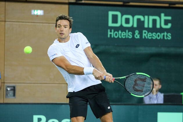 Andreas MIES GER , Davis Cup Qualification 2020 Germany vs Belarus, Düsseldorf, 07 03 2020,