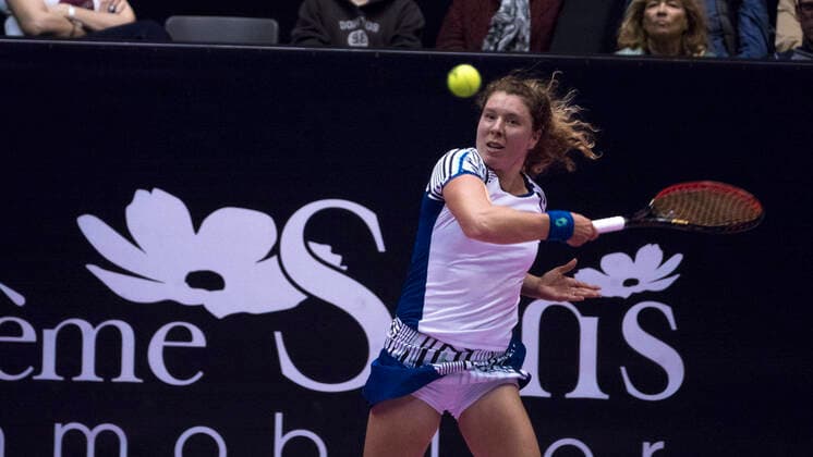 Anna-Lena FRIEDSAM (GER) TENNIS : Open 6eme Sens - Palais des sports Lyon - 07 03 2020 SandrineTHESILLAT Panoramic 