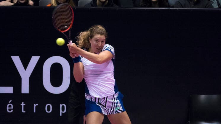 Anna-Lena FRIEDSAM (GER) TENNIS : Open 6eme Sens - Palais des sports Lyon - 07 03 2020 SandrineTHESILLAT Panoramic 