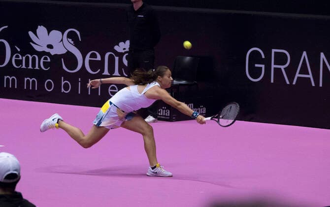 Daria KASATKINA (RUS) TENNIS : Open 6eme Sens - Palais des sports Lyon - 07 03 2020 SandrineTHESILLAT Panoramic 