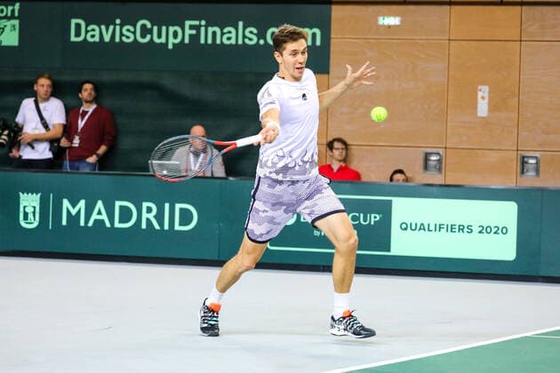 Egor GERASIMOV BLR , Davis Cup Qualification 2020 Germany vs Belarus, Düsseldorf, 07 03 2020,