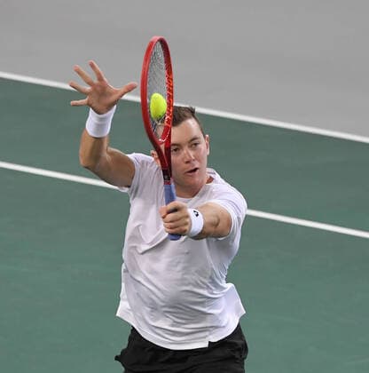 Davis Cup Qualifiers 2020 Germany Belarus Day2 5 Match Dominik Koepfer, GER