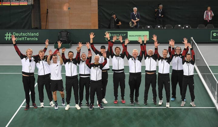 Davis Cup Qualifiers 2020 Germany Belarus Day2 German Team