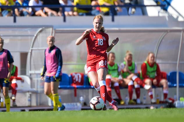 Passport of Sara Holmgaard Denmark Lagos, Portugal, 07 03 2020, 07 03 2020, Lagos, Football, Algarve Cup, Sweden Denmark xklx