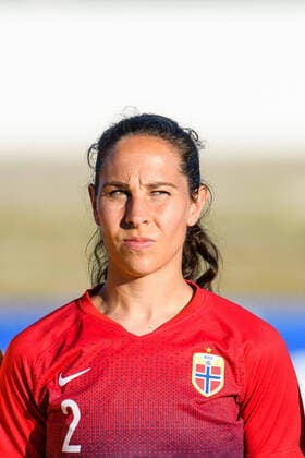 200307 Ingrid Moe Wold of Norway ahead of the Algarve Cup match between Germany and Norway on March 7, 2020 in Lagos Photo Ludvig Thunman BILDBYRAN kod LT 35754 bbeng fotboll soccer football women dam algarve cup 2020 tyskland germany deutschland norge norway,  Copyright: LUDVIGxTHUNMAN BB200307LT110