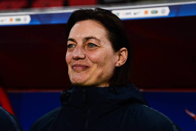 CORINNE DIACRE ( selectionneur - entraineur - France ) - FOOTBALL : France vs Bresil - Tournoi de France - Valenciennes - 07 03 2020 FedericoPestellini Panoramic 