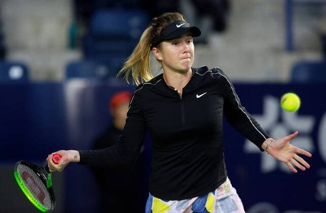 Ukrainian tennis player Elina Svitolina in action against Dutch Arantxa Rus during a game of the Monterrey Open, in Monterrey, Mexico, 7 March 2020. Monterrey Open Semifinals !ACHTUNG: NUR REDAKTIONELLE NUTZUNG!  Copyright: xSTRx AME2403 20200308-637192324300440010