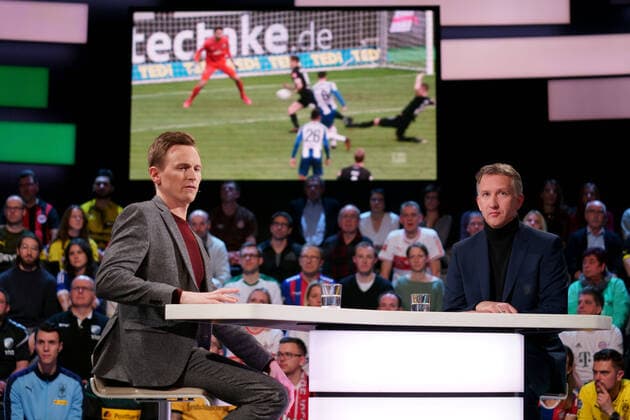 JOCHEN BREYER, FRANK BAUMANN DAS AKTUELLE SPORTSTUDIO ZDF MAINZ 