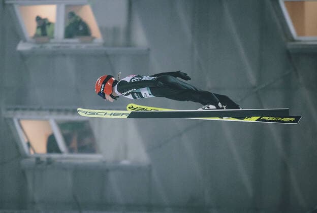 NOR, FIS World Cup Ski Jumping, Raw Air, Oslo 07 03 2020, Holmenkollen, Oslo, NOR, FIS World Cup Ski Jumping, Raw Air, Oslo, qualification, women, in picture Katharina Althaus GER Katharina Althaus of Germany during the qualification for the women s Raw Air Series of FIS Ski Jumping World Cup at the Holmenkollen in Oslo, Norway on 2020 03 07 Oslo Norway Kein Release verfügbar