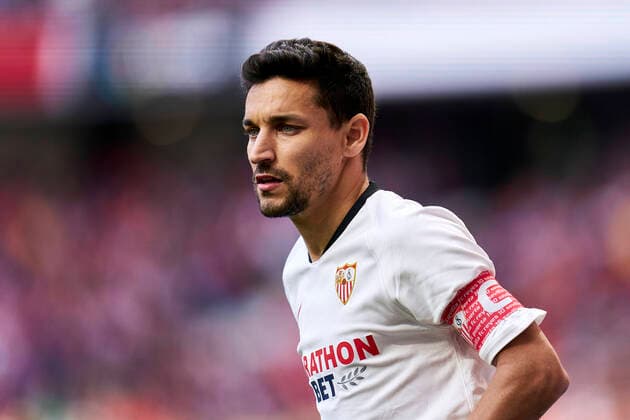 March 7, 2020, Madrid, Spain: Jesus Navas of Sevilla during the La Liga match between Atletico de Madrid and Sevilla FC at Wanda Metropolitano Stadium..Final score; Atletico de Madrid 2: 2 Sevilla FC. Madrid Spain - ZUMAs197 20200307_zaa_s197_315 Copyright: xLeganxP.xMacex