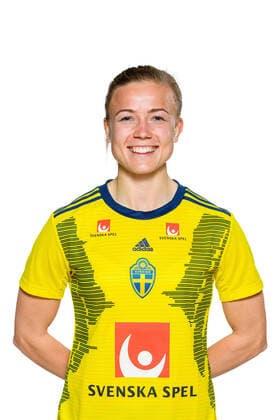 200308 Hanna Glas poses for a portrait during a photo shoot with the Swedish women?s national football during Algarve Cup 2020 on March 5, 2020 in Faro Photo Ludvig Thunman BILDBYRAN kod LT 35750 bbeng fotboll soccer football women dam algarve cup 2020 sverige sweden porträtt portraits portarit,  Copyright: LUDVIGxTHUNMAN BB200308LT074