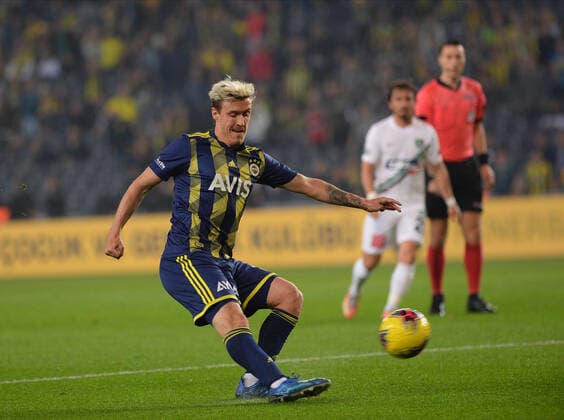 Max Kruse of Fenerbahce during the Turkish super league football match between Fenerbahce and Denizlispor at Ulker Stadium in Istanbul , Turkey on march 07 , 2020. 